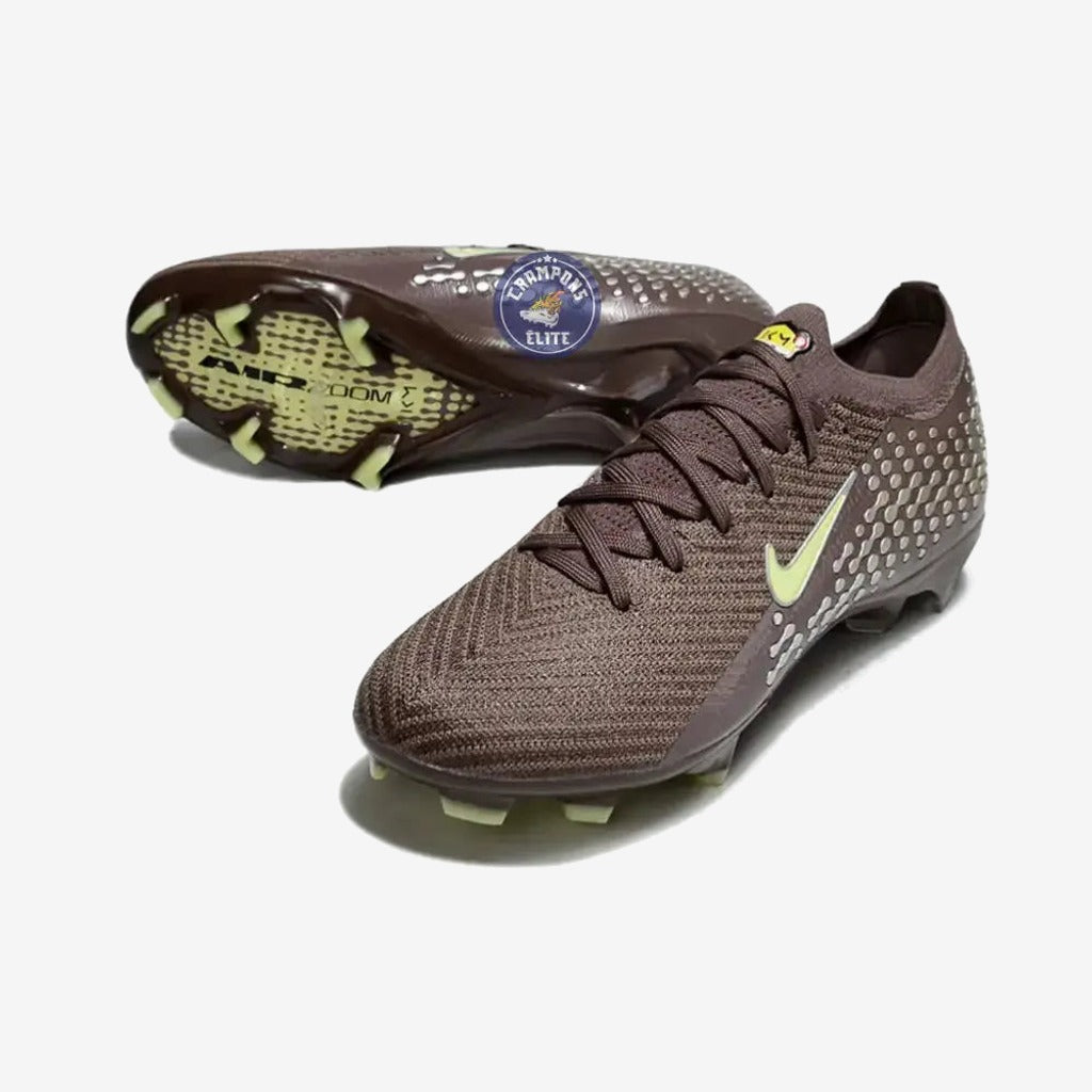Nike Mercurial Vapor 16 Elite FG Mbappe Personal Edition - Marron/Vert/Argenté