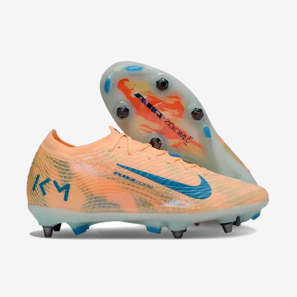 MERCURIAL VAPOR 16 ELITE SG Kylian Mbappe - Orange/Bleu turquoise SG