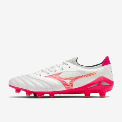 Mizuno Morelia Neo 4 Beta FG - Blanc/Rose Tetra/Violet Fuchsia