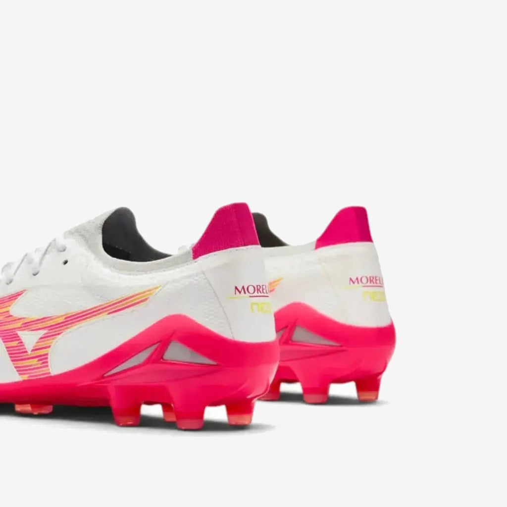 Mizuno Morelia Neo 4 Beta FG - Blanc/Rose Tetra/Violet Fuchsia