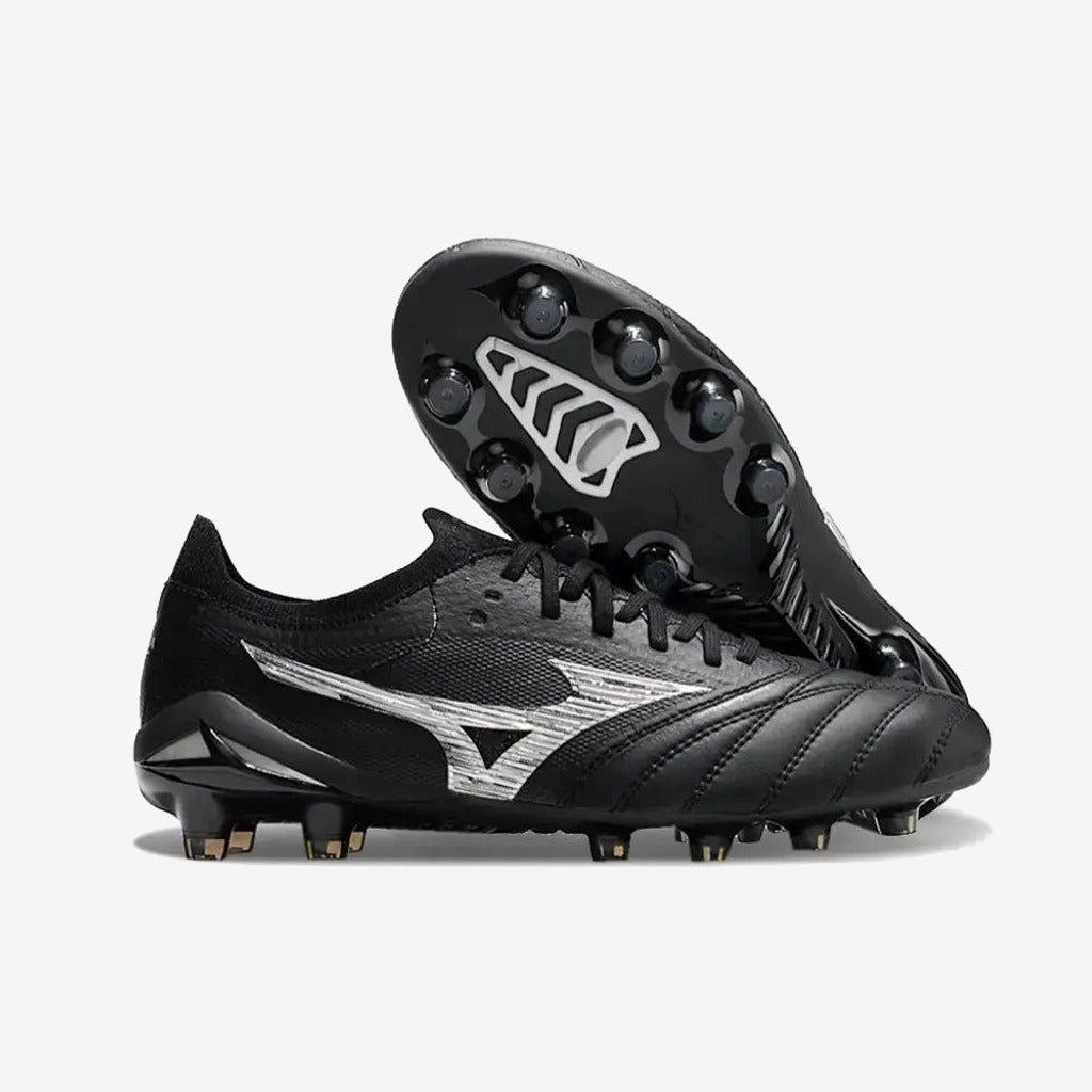 Morelia Neo 4 Beta Elite FG/AG Unlimited Black - Noir/Argent/Noir — Mizuno