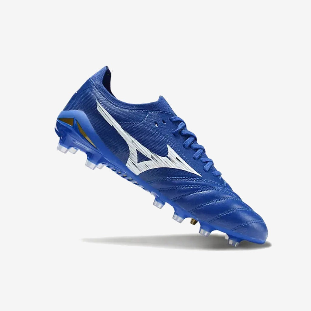 Morelia Neo 4 Elite FG/AG - Bleu/Blanc/Doré