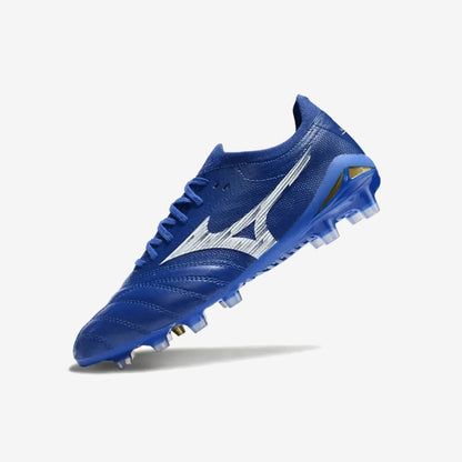 Morelia Neo 4 Elite FG/AG - Bleu/Blanc/Doré
