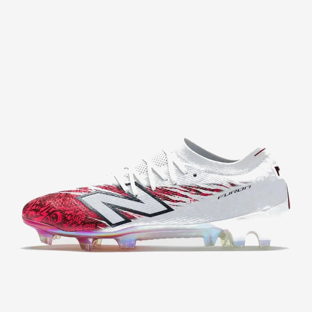 New Balance Furon V8 Elite FG x Saka - Blanc/Rouge