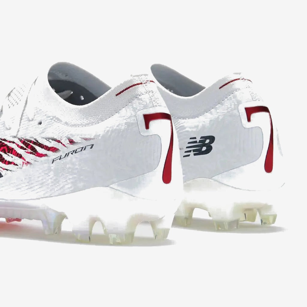 New Balance Furon V8 Elite FG x Saka - Blanc/Rouge