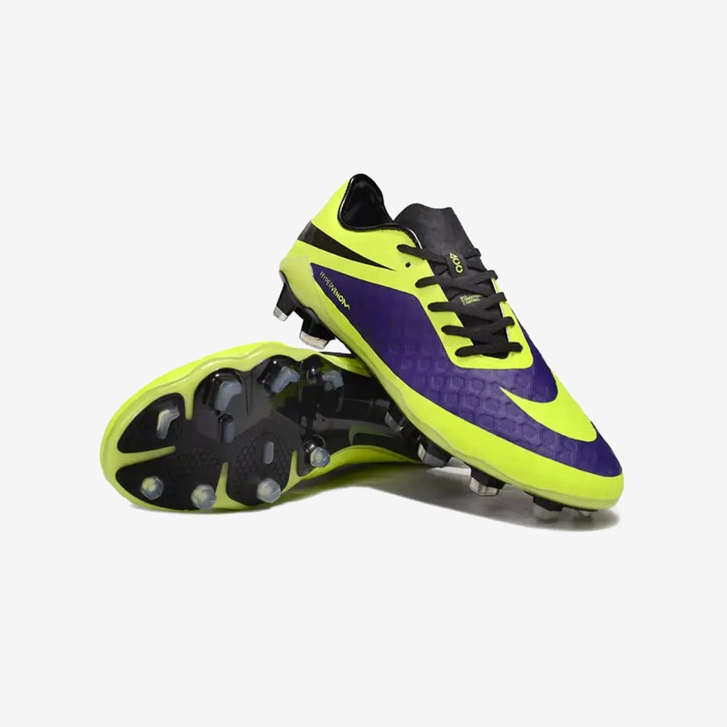 New Hypervenom Phantom 1 FG - Neon/Lilla/Sort