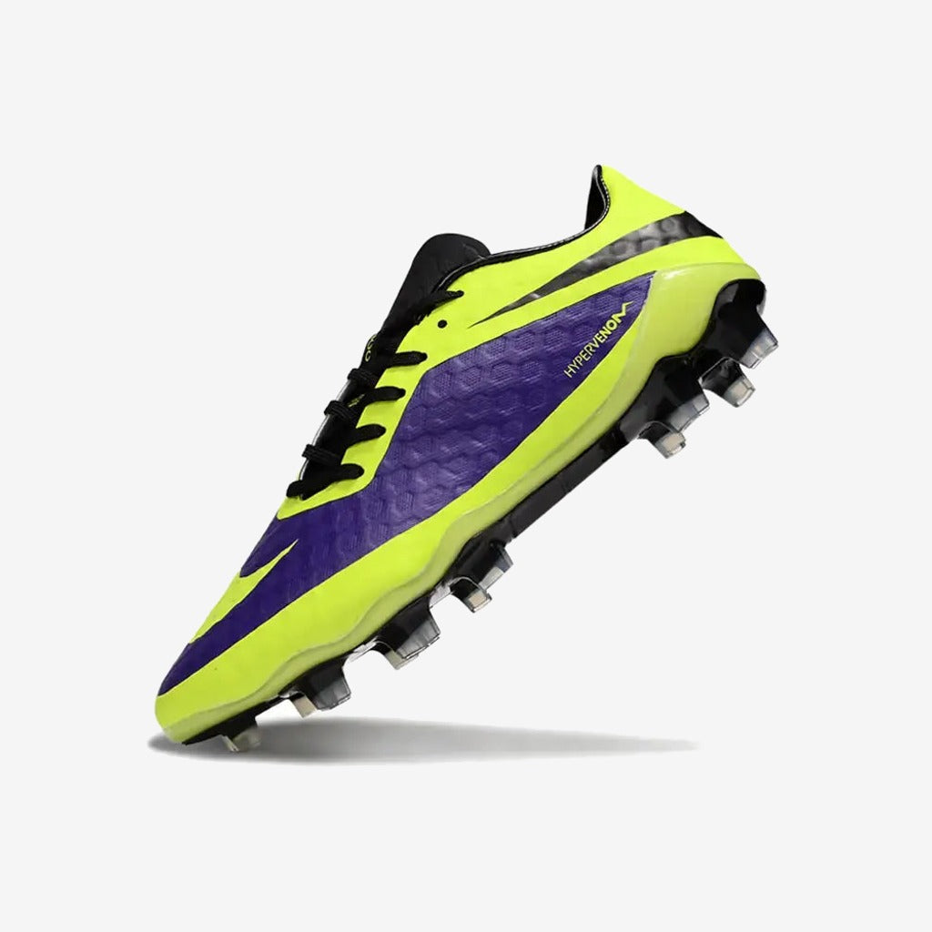 New Hypervenom Phantom 1 FG - Neon/Lilla/Sort