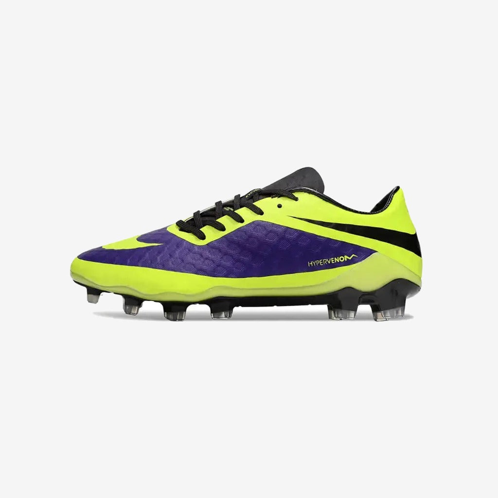 New Hypervenom Phantom 1 FG - Neon/Lilla/Sort