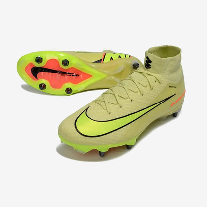 Air Zoom Mercurial Superfly 10 SG Max Voltage - Vert/Jaune Fluo/Orange