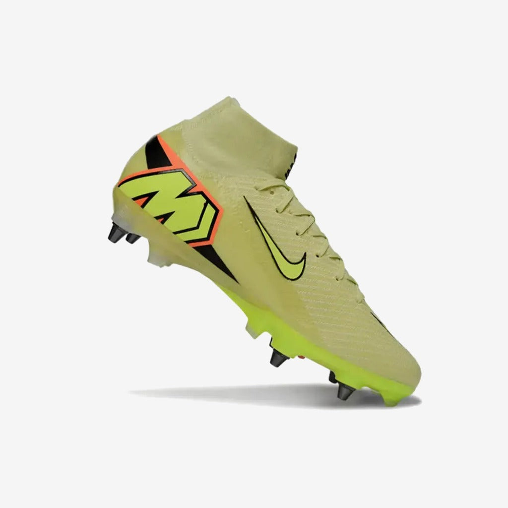 Air Zoom Mercurial Superfly 10 SG Max Voltage - Vert/Jaune Fluo/Orange