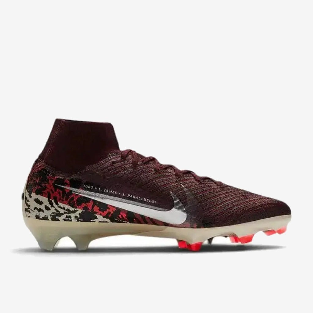 Nike Mercurial Superfly 10 Elite FG United - Bordeaux/Argenté/Universal Red/Gris
