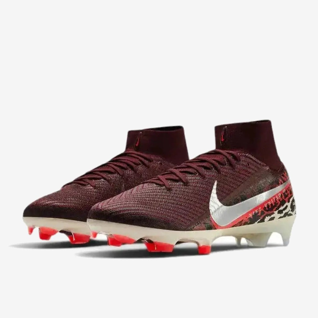Nike Mercurial Superfly 10 Elite FG United - Bordeaux/Argenté/Universal Red/Gris
