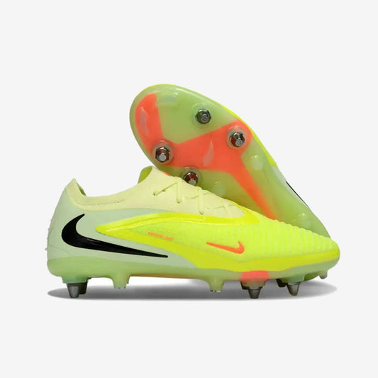Phantom 6 Elite Low Cut SG Max Voltage - Vert/Noir/Orange — Nike