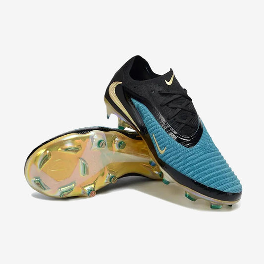 PHANTOM 6 ELITE LOW CUT NOIR/TURQUOISE/OR — Nike