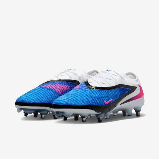 Nike Phantom 6 Elite Low Cut SG Attack Pack - Bleu/Blanc/Noir/Rose
