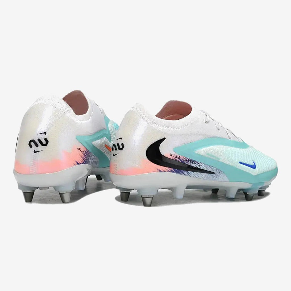 Nike Phantom 6 Elite SG Low Cut United Pack 002 - Blanc/Turquoise/Violet