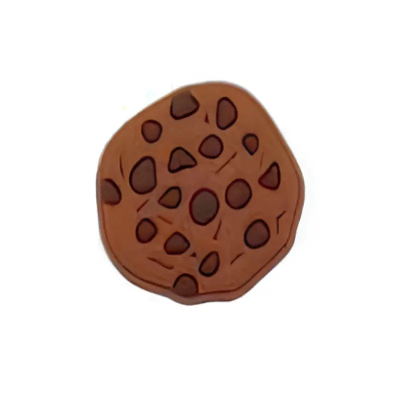 Pin's cookie aux pépites de chocolat pour Crocs - Accessoire gourmand ClogsAddict