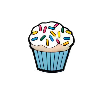 Pin's cupcake pour Crocs - Accessoire pâtisserie et dessert ClogsAddict