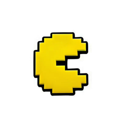 Pin's Pac-Man jaune pour Crocs - Accessoire rétro gaming ClogsAddict