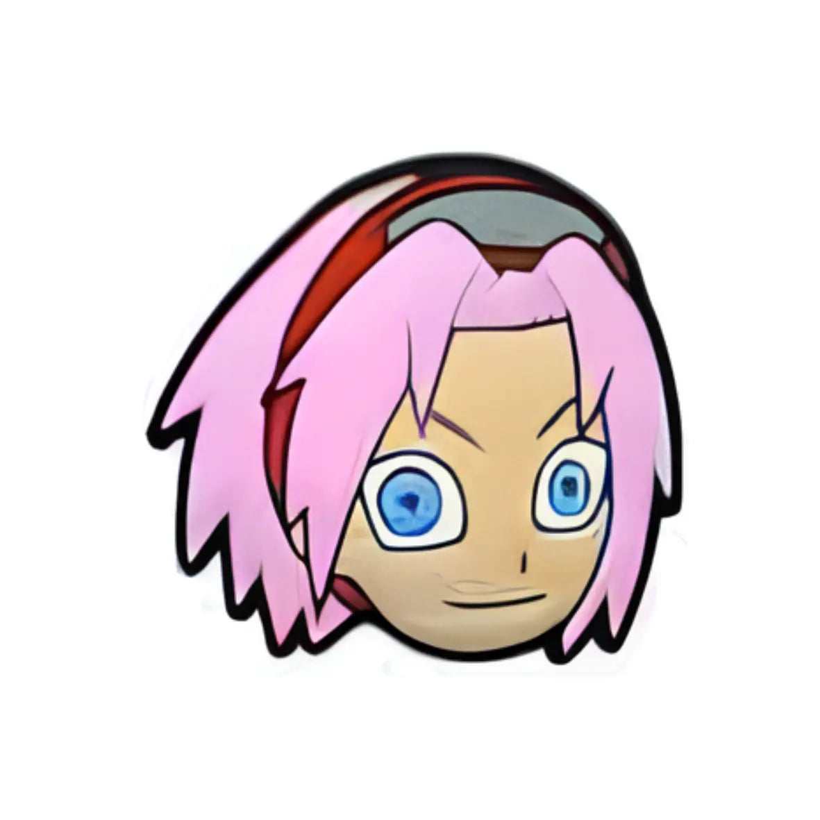 Pin's Sakura Haruno pour Crocs - Accessoire anime Naruto ClogsAddict