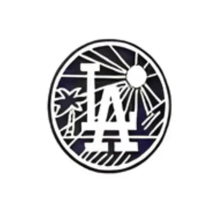 Pin’s skyline Los Angeles Dodgers pour Crocs - Accessoire baseball ClogsAddict