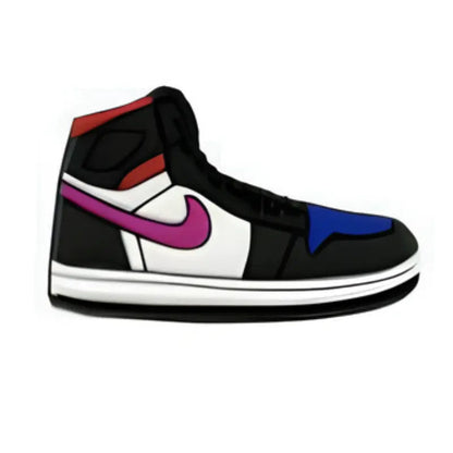 Pin's sneaker multicolore pour Crocs - Accessoire streetwear tendance ClogsAddict