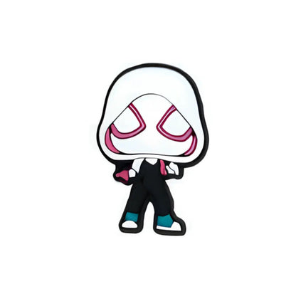 Pin's Spider-Gwen pour Crocs - Accessoire Spider-Verse Marvel ClogsAddict