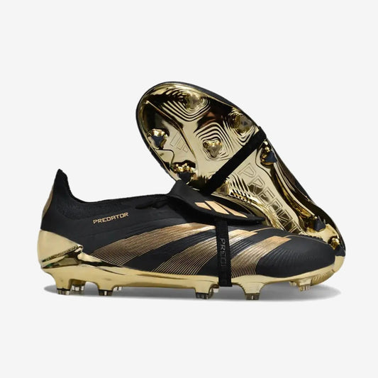 Adidas Predator 24 Elite Fold-over Tongue FG Belligold - Noir/Doré Édition Limitée