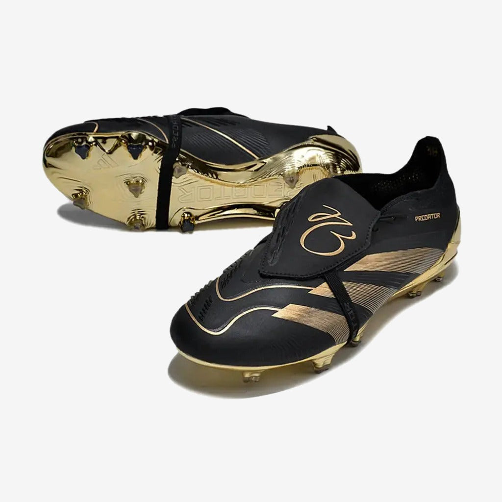 Adidas Predator 24 Elite Fold-over Tongue FG Belligold - Noir/Doré Édition Limitée