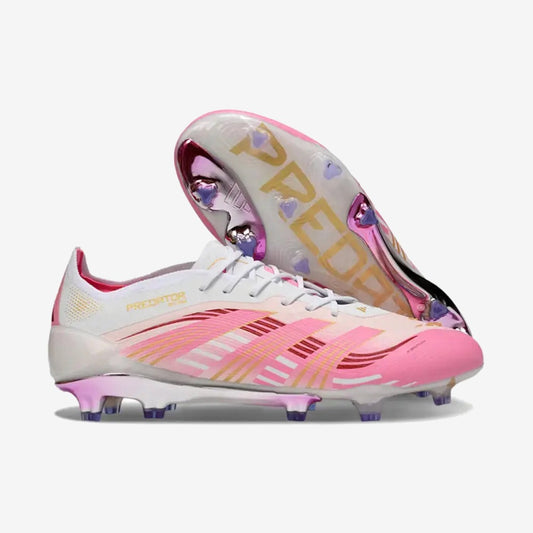 Predator 25.1 FG - Blanc/Rose/OR — Adidas