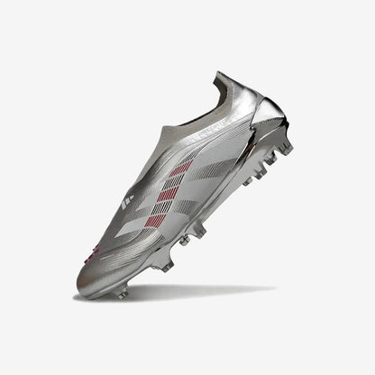 Predator 25 Laceless FG Bellingham - Argent/Bordeaux