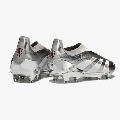 Predator 25 Laceless FG Bellingham - Argent/Bordeaux