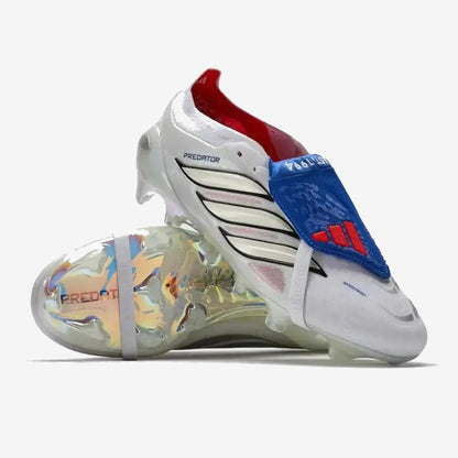 Adidas Predator 26 Elite Fold-over Tongue FG Jude Bellingham - Blanc/Bleu/Rouge