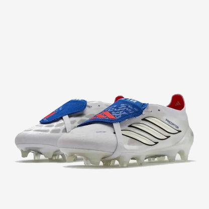 Adidas Predator 26 Elite Fold-over Tongue FG Jude Bellingham - Blanc/Bleu/Rouge