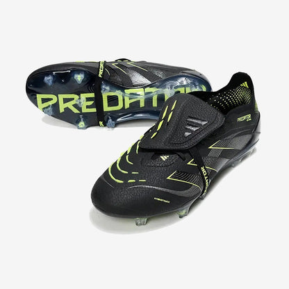 Predator Elite Fold-over Tongue FG - Electric Stealth - Noir/Vert Fluo — Adidas