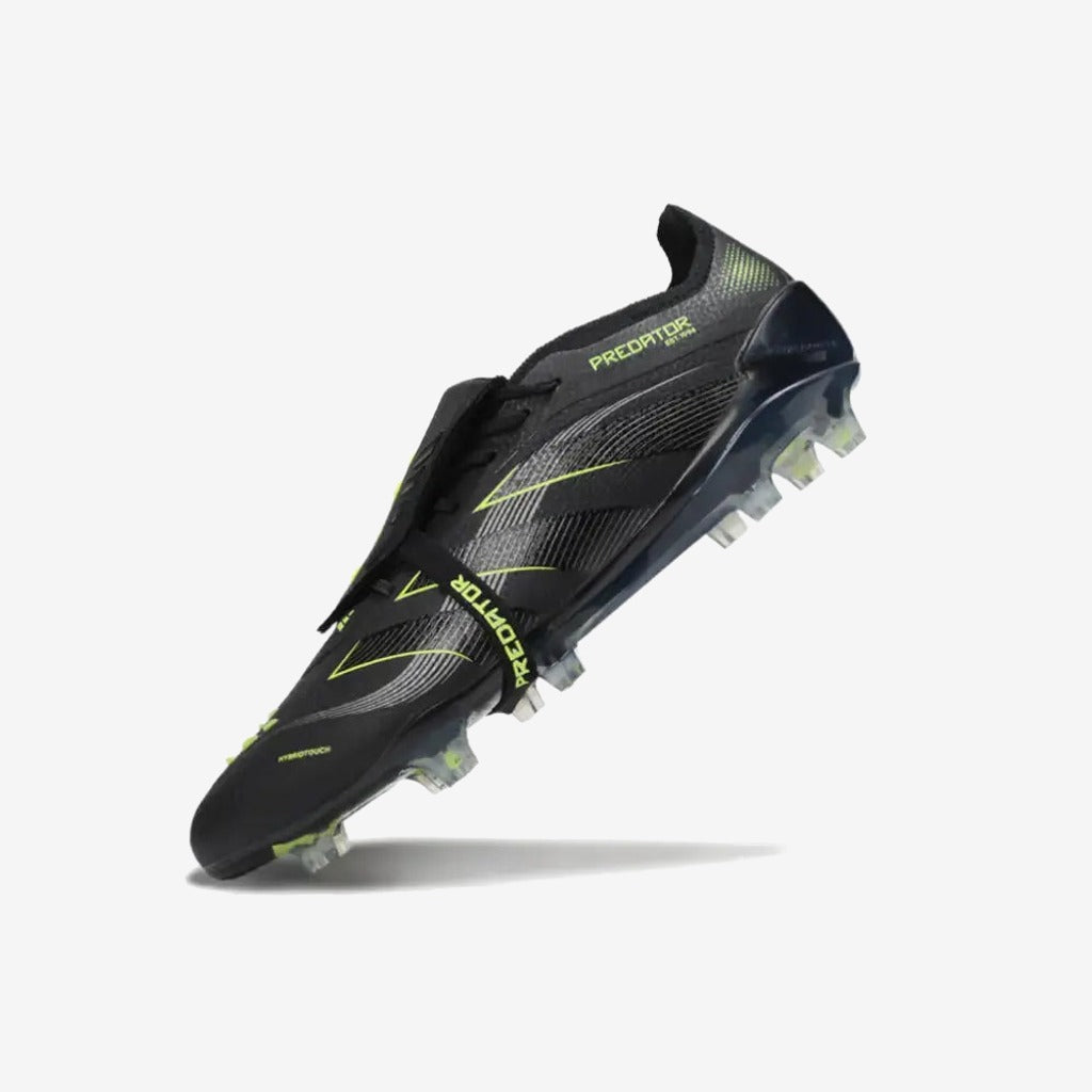 Predator Elite Fold-over Tongue FG - Electric Stealth - Noir/Vert Fluo