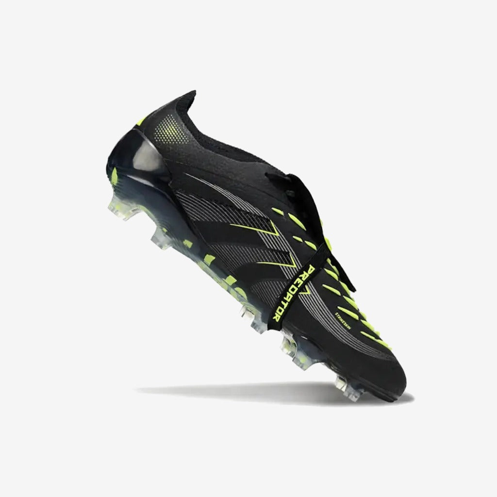 Predator Elite Fold-over Tongue FG - Electric Stealth - Noir/Vert Fluo