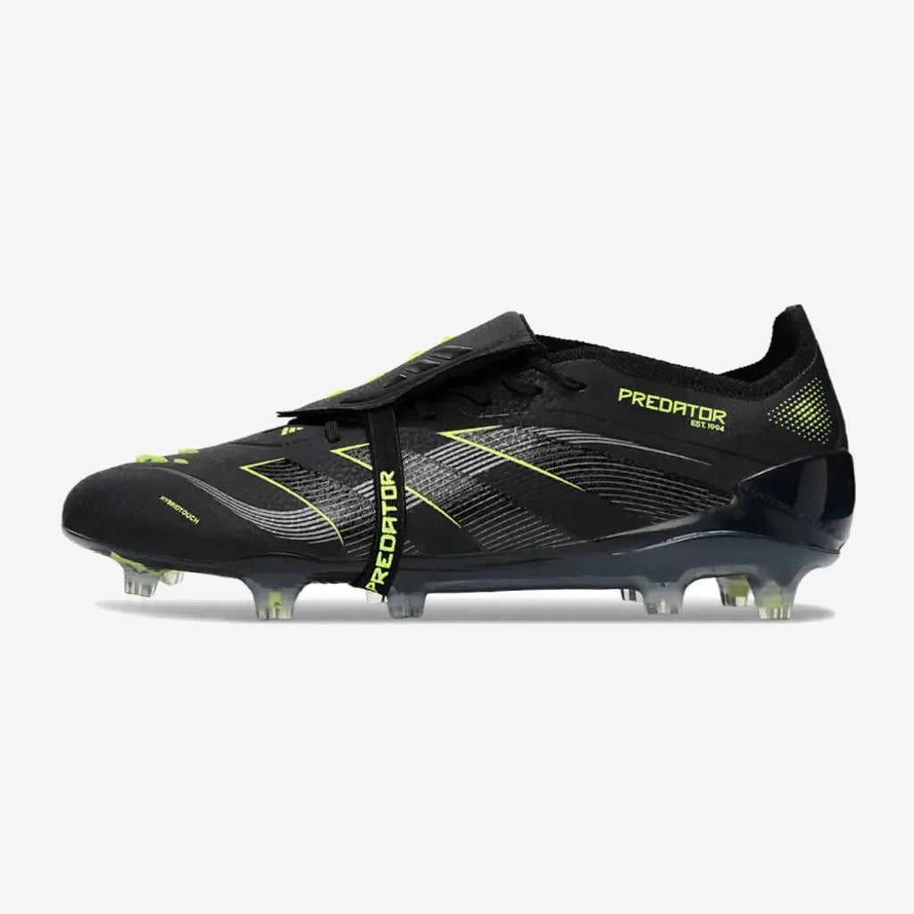 Predator Elite Fold-over Tongue FG - Electric Stealth - Noir/Vert Fluo