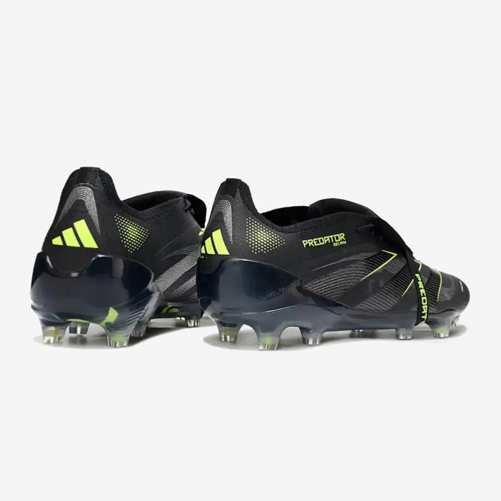 Predator Elite Fold-over Tongue FG - Electric Stealth - Noir/Vert Fluo