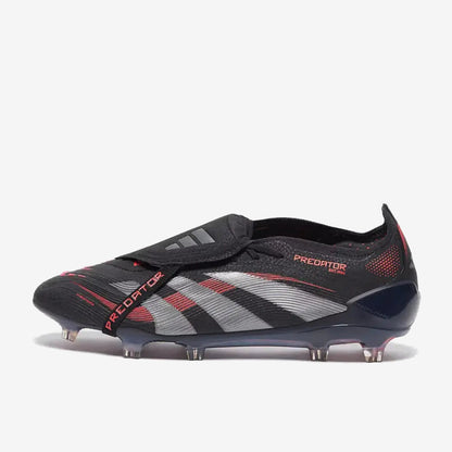 Predator 25 Elite Fold-over Tongue FG Stealth Victory - Noir/Gris/Lucid Red
