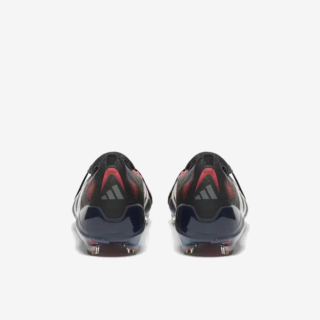 Predator 25 Elite Fold-over Tongue FG Stealth Victory - Noir/Gris/Lucid Red