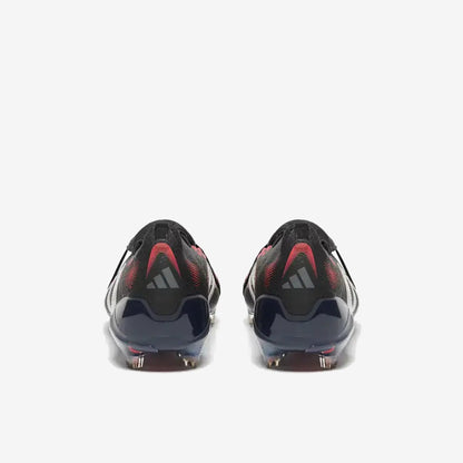 Predator 25 Elite Fold-over Tongue FG Stealth Victory - Noir/Gris/Lucid Red