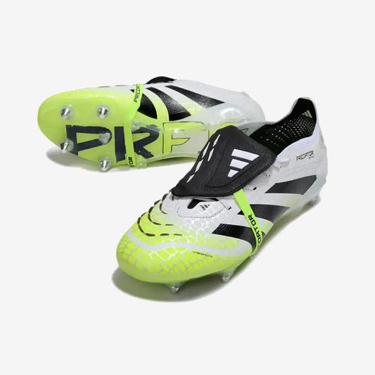 Predator Elite Fold-over Tongue SG - Radiant Blaze - Blanc/Noir/Fluo SG — Adidas