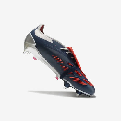 Predator Elite Fold-over Tongue SG Roteiro - Argenté/Bleu marine/Rouge ÉDITION LIMITÉE