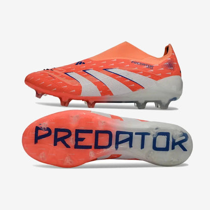 PREDATOR ELITE LACELESS FG CORAL BLAZE - CORAL/BLANC/BEAM ORANGE