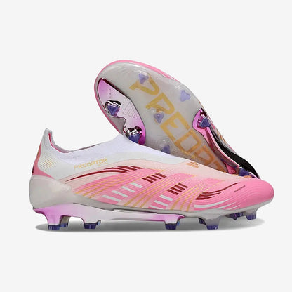 Adidas Predator Elite Laceless FG - Rose/Blanc/Or