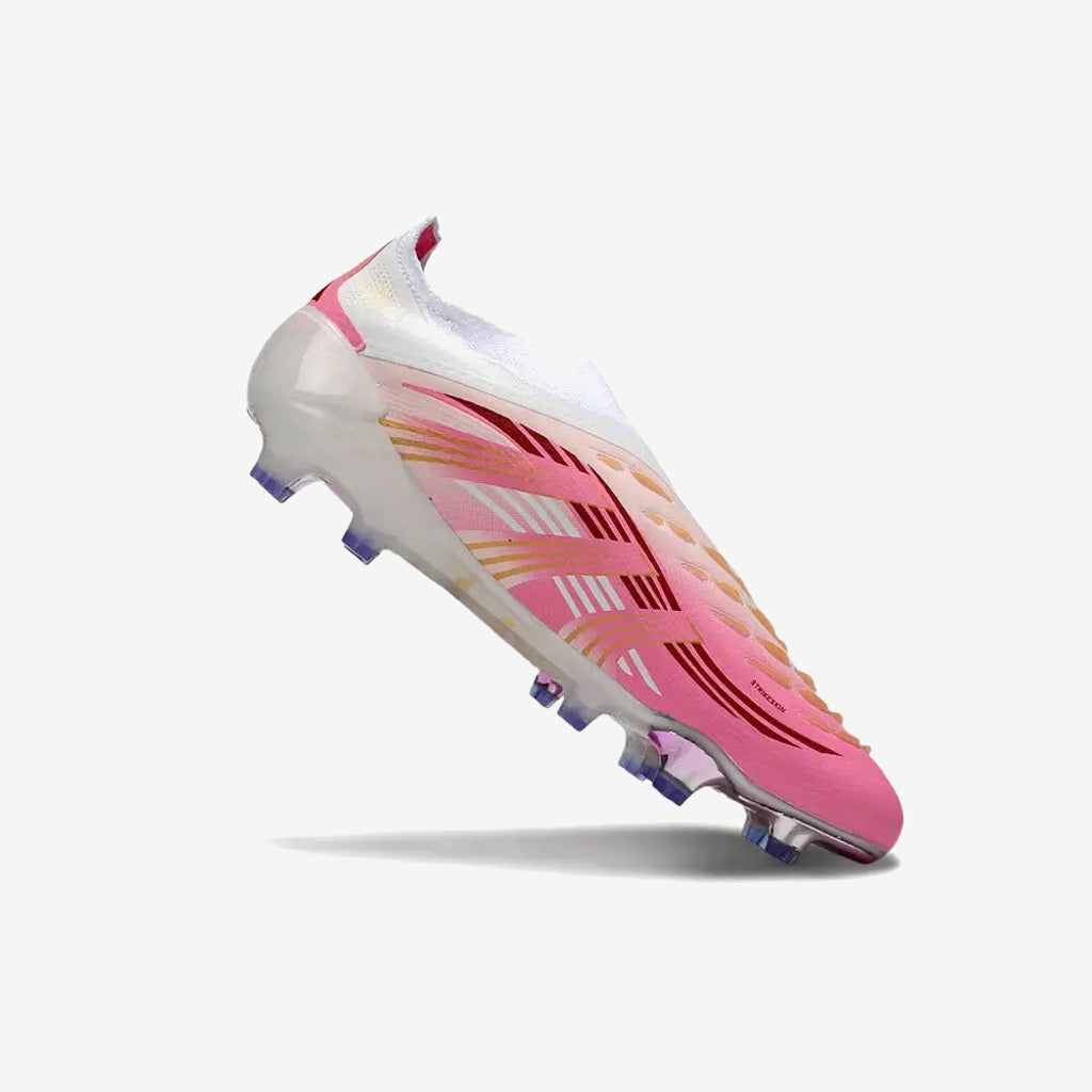 Adidas Predator Elite Laceless FG - Rose/Blanc/Or