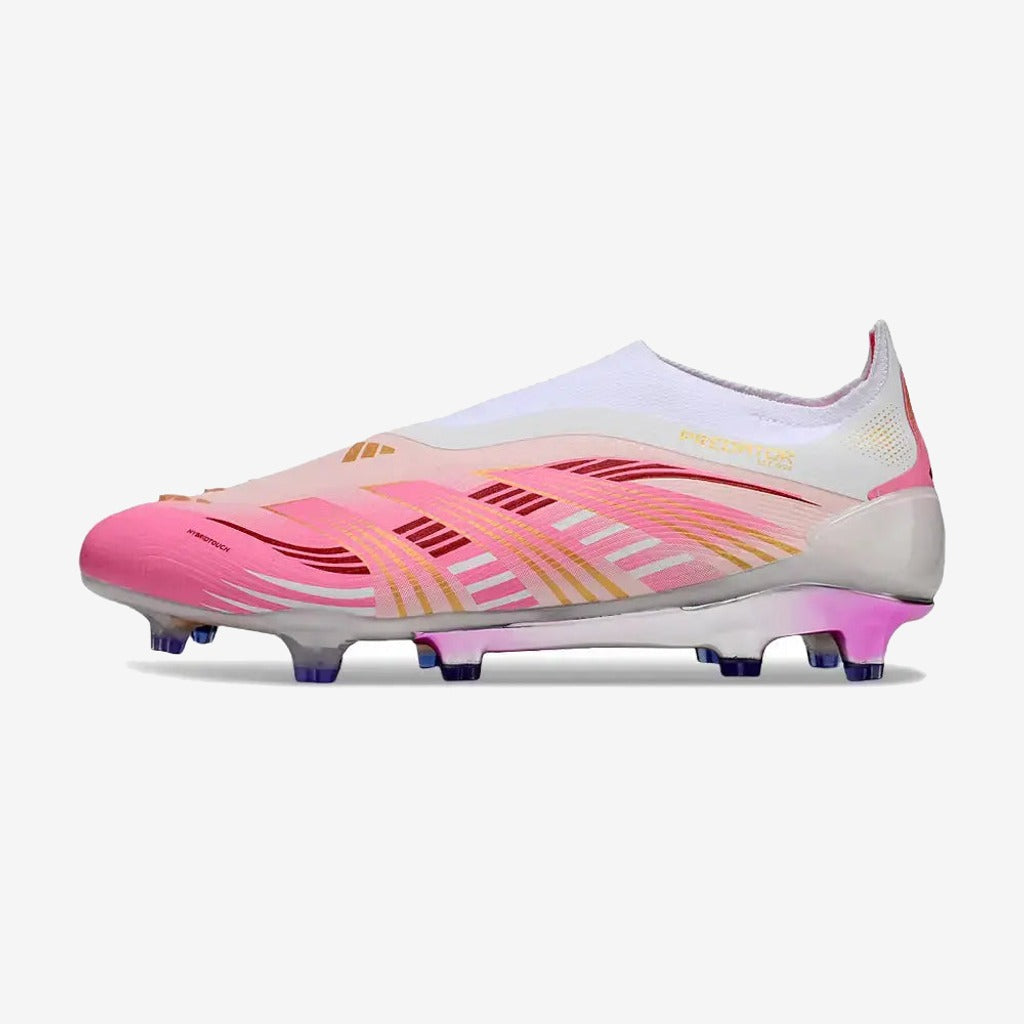 Adidas Predator Elite Laceless FG - Rose/Blanc/Or