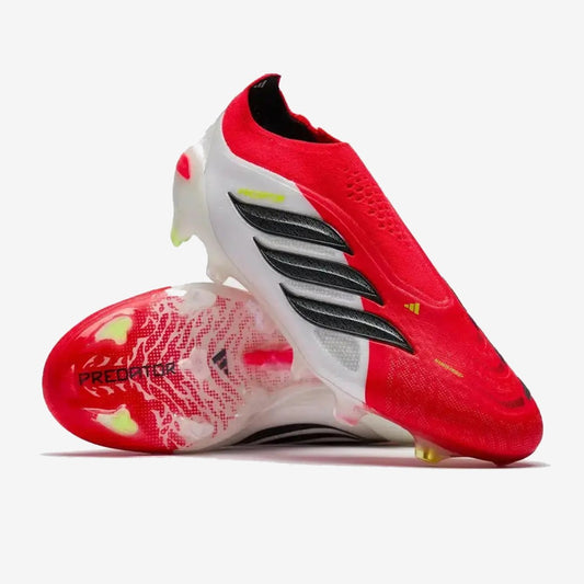 Adidas Predator 26 Laceless FG Born for Goals - Rouge/Noir/Blanc