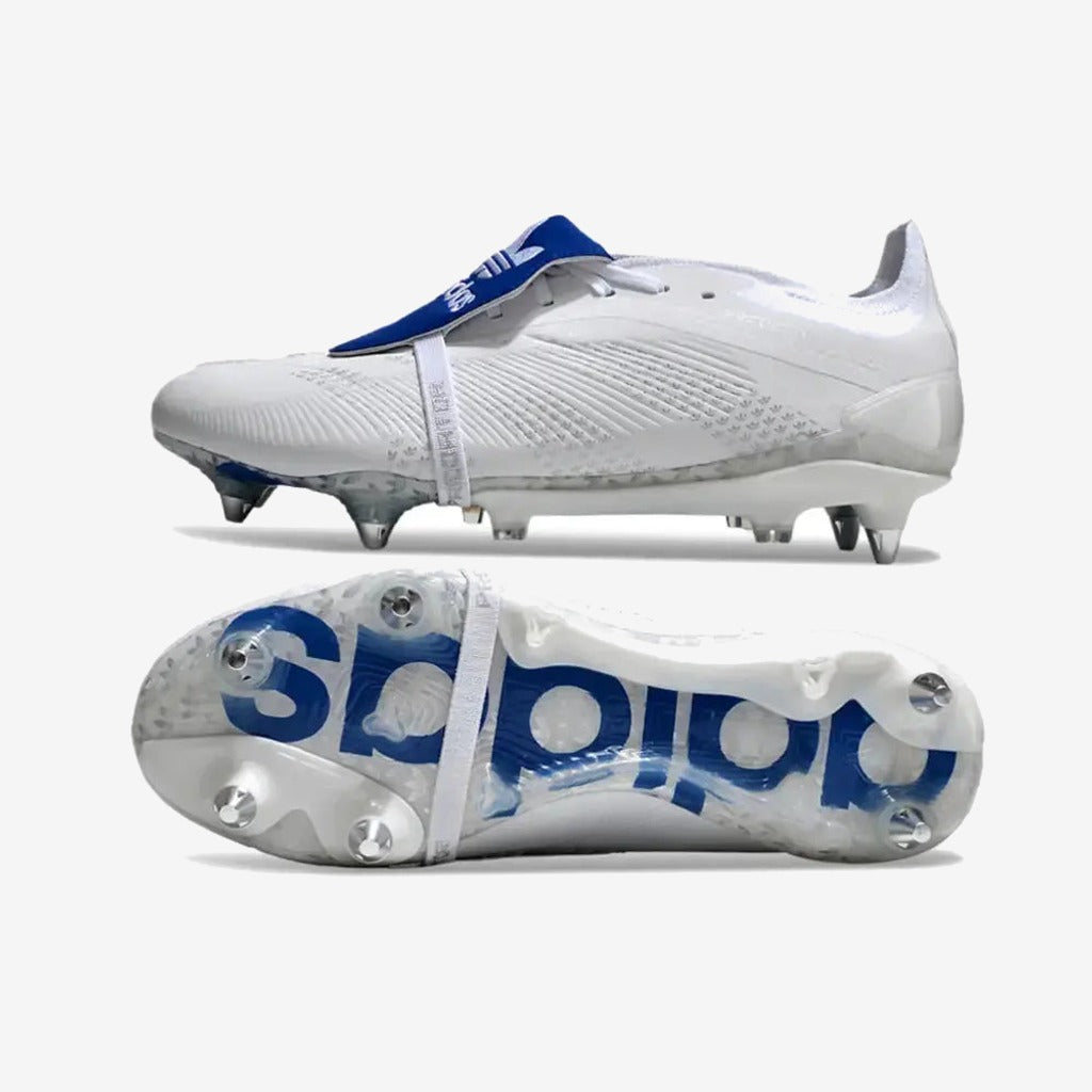 Predator Elite x Beckham Elite Tongue SG - Blanc/Bleu — Adidas
